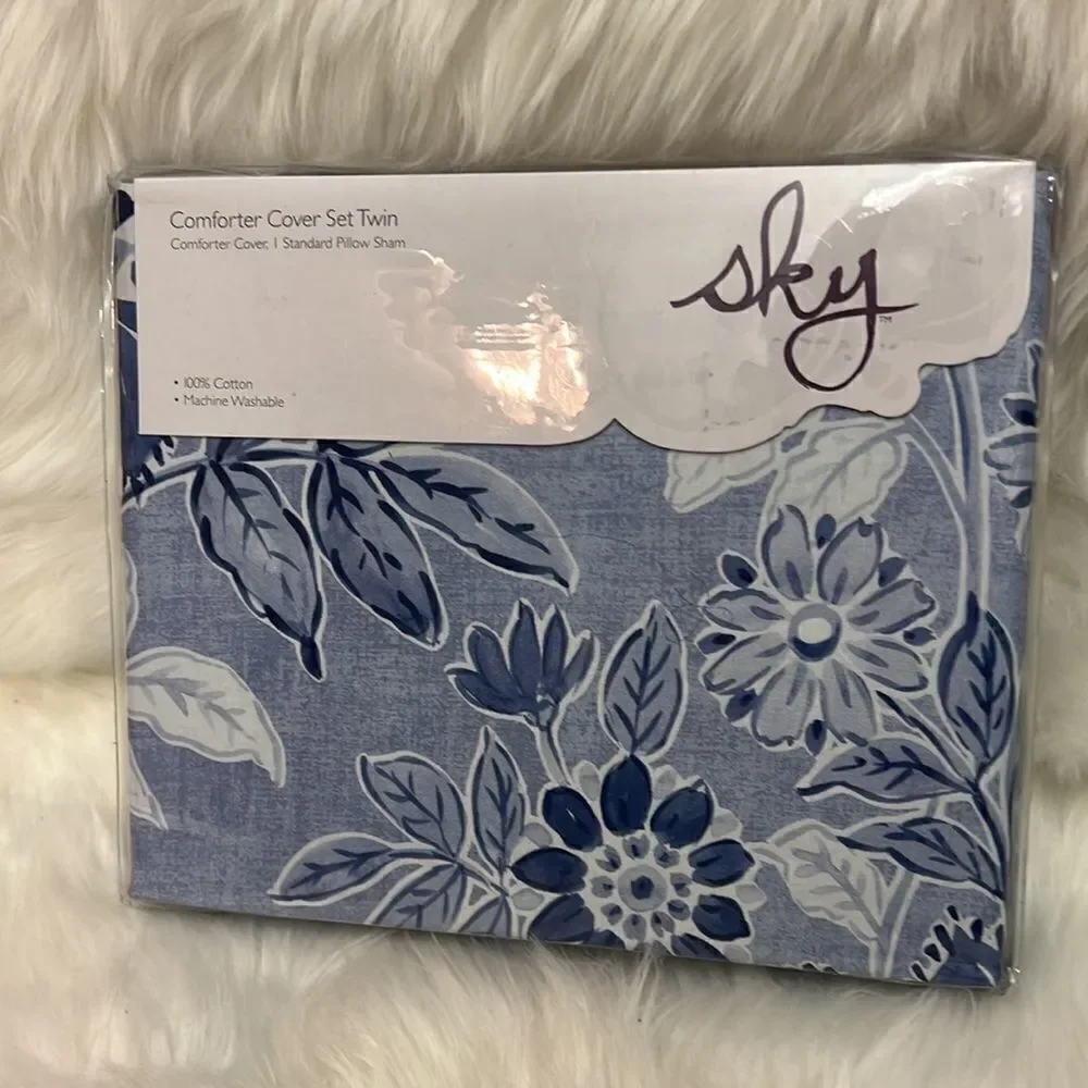 ‎SKY Eliza Duvet Cover Set Twin- 100% Exclusive